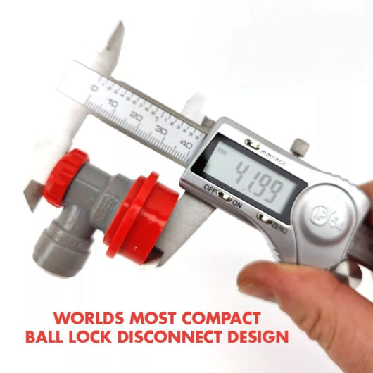 "Ball-lock" Disconnect "duotight" 8mm (5/16") Co2 