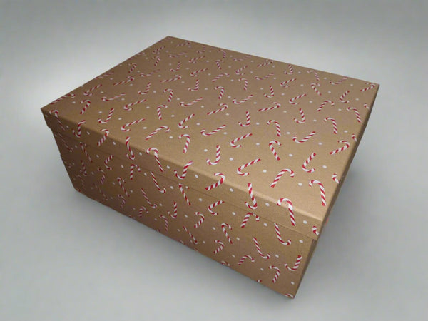 Gift wrapping in a box